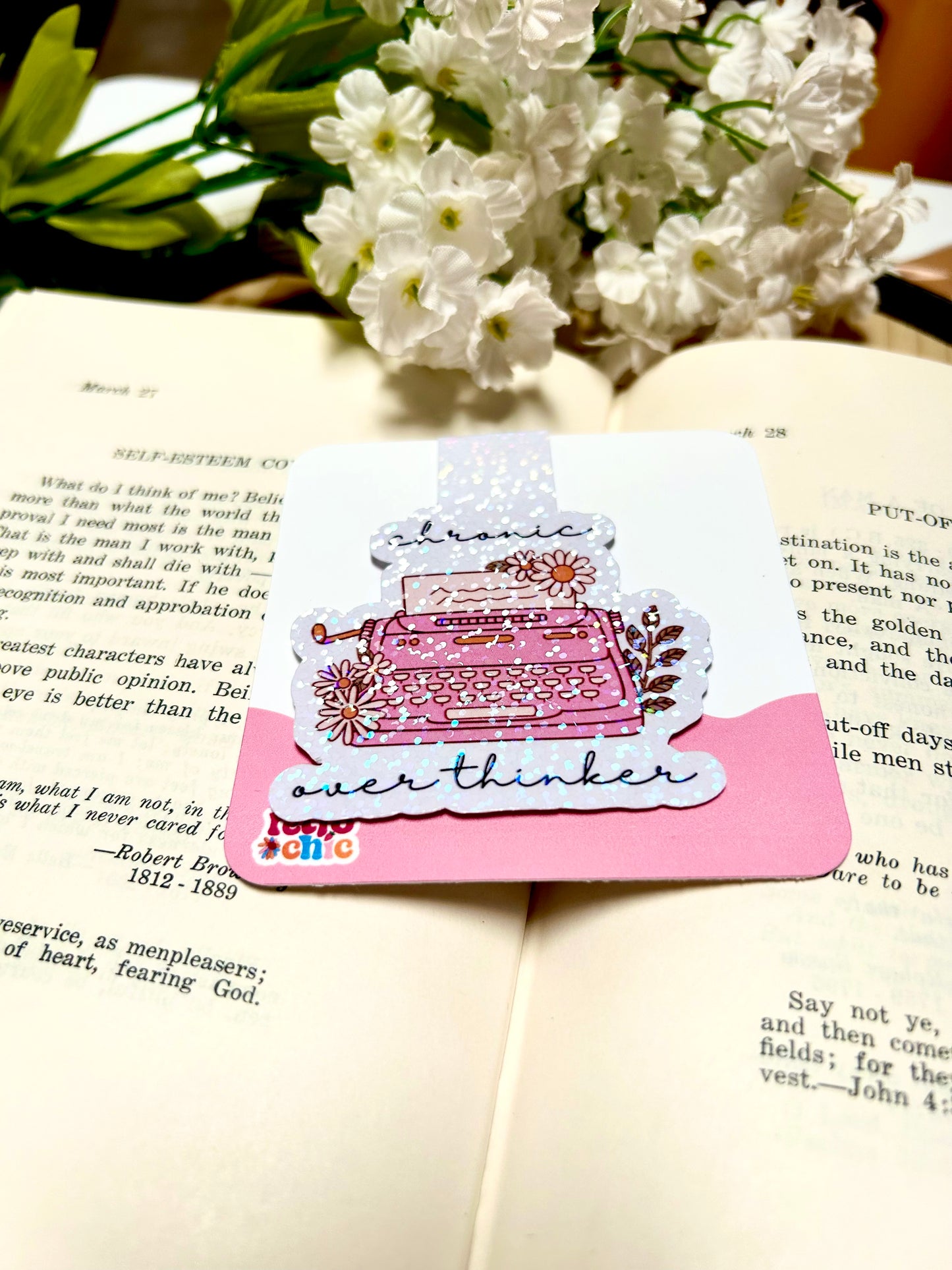 Chronic Overthinker Bookmark
