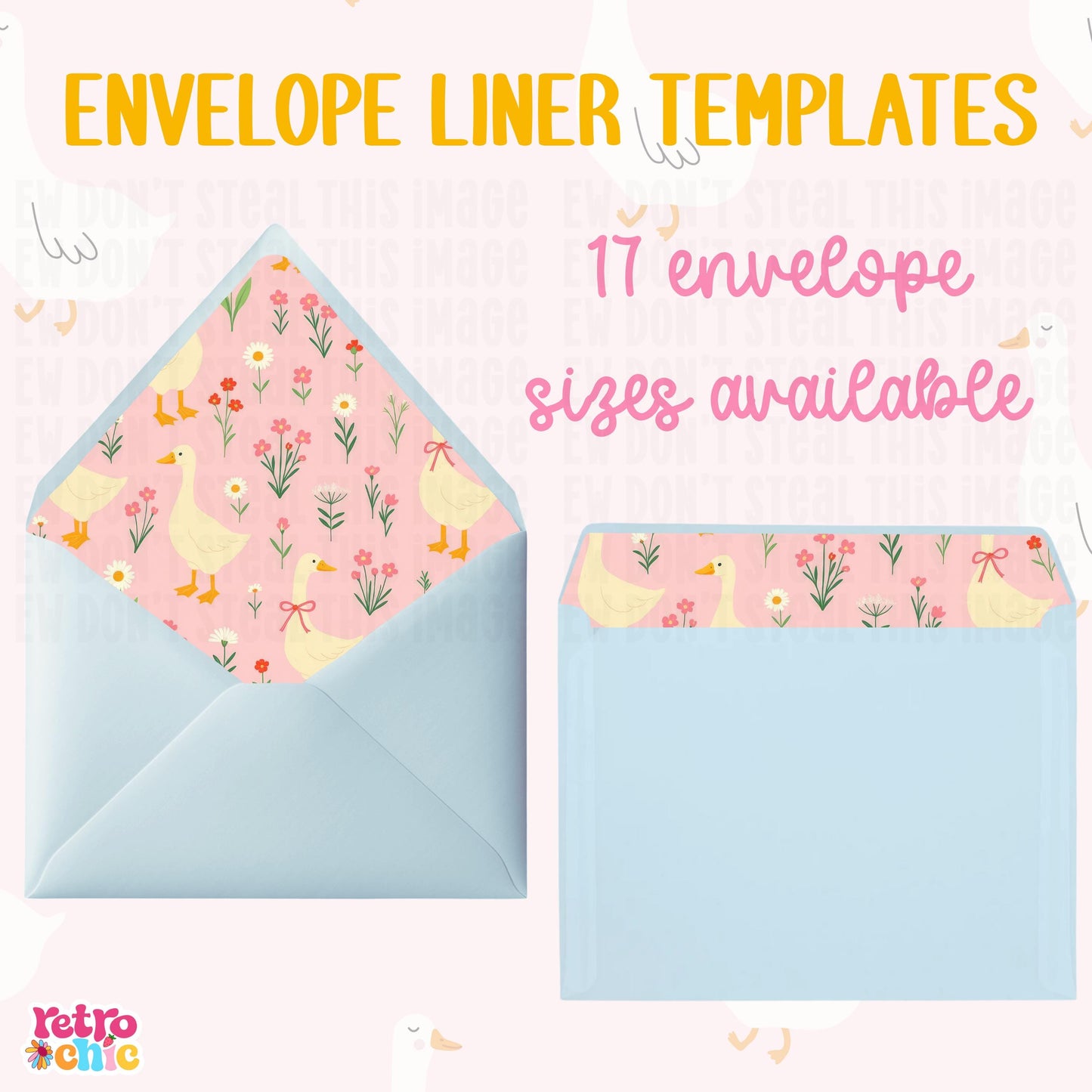 Silly Goose Birthday Invitation Canva Template Bundle (Digital Download)