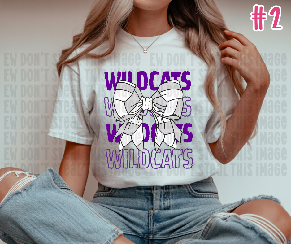 Wildcat Volleyball DTF Transfers