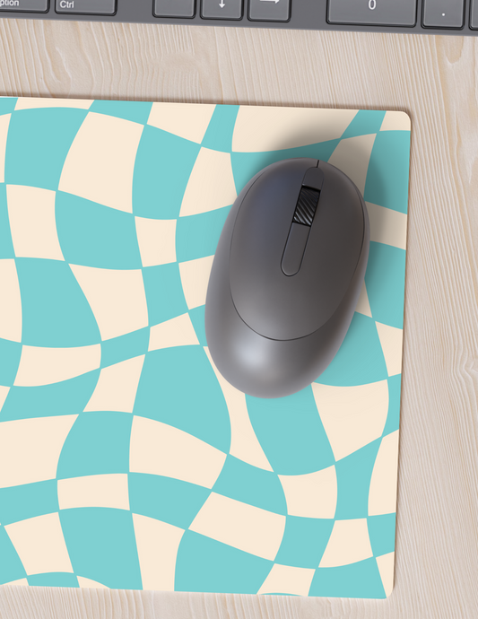 Retro Blues Mouse Pad