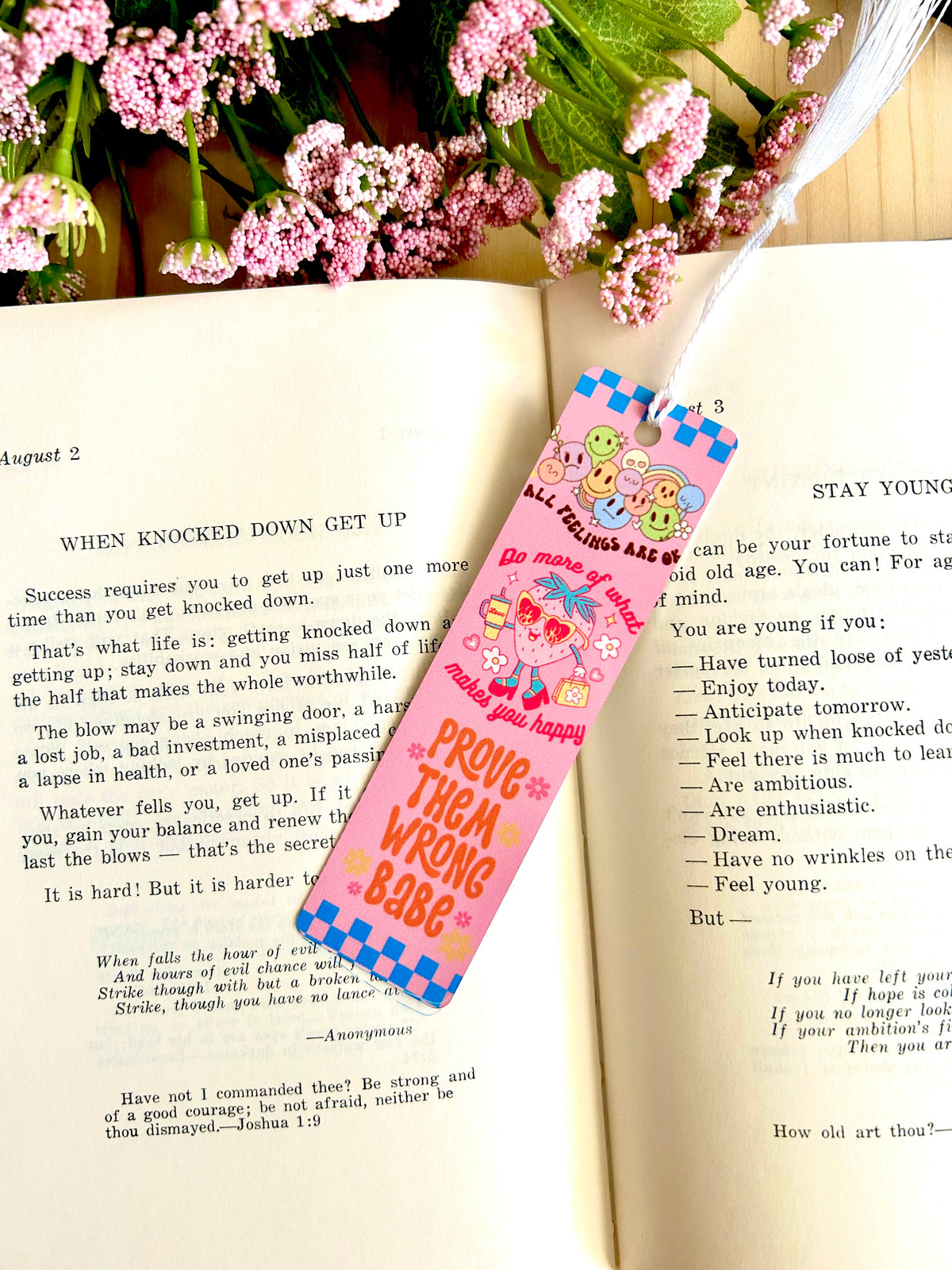 Aluminum bookmarks