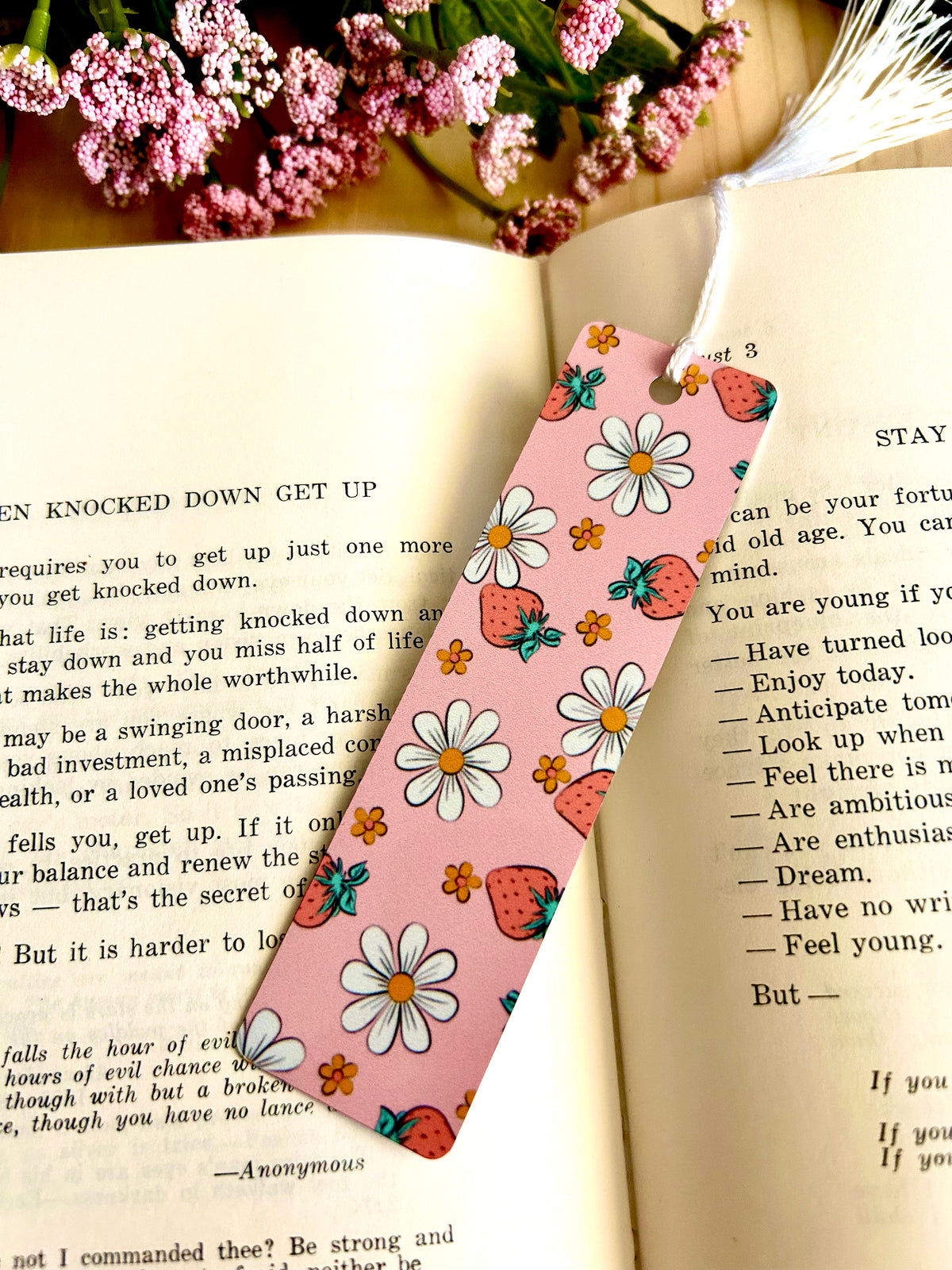 Aluminum bookmarks