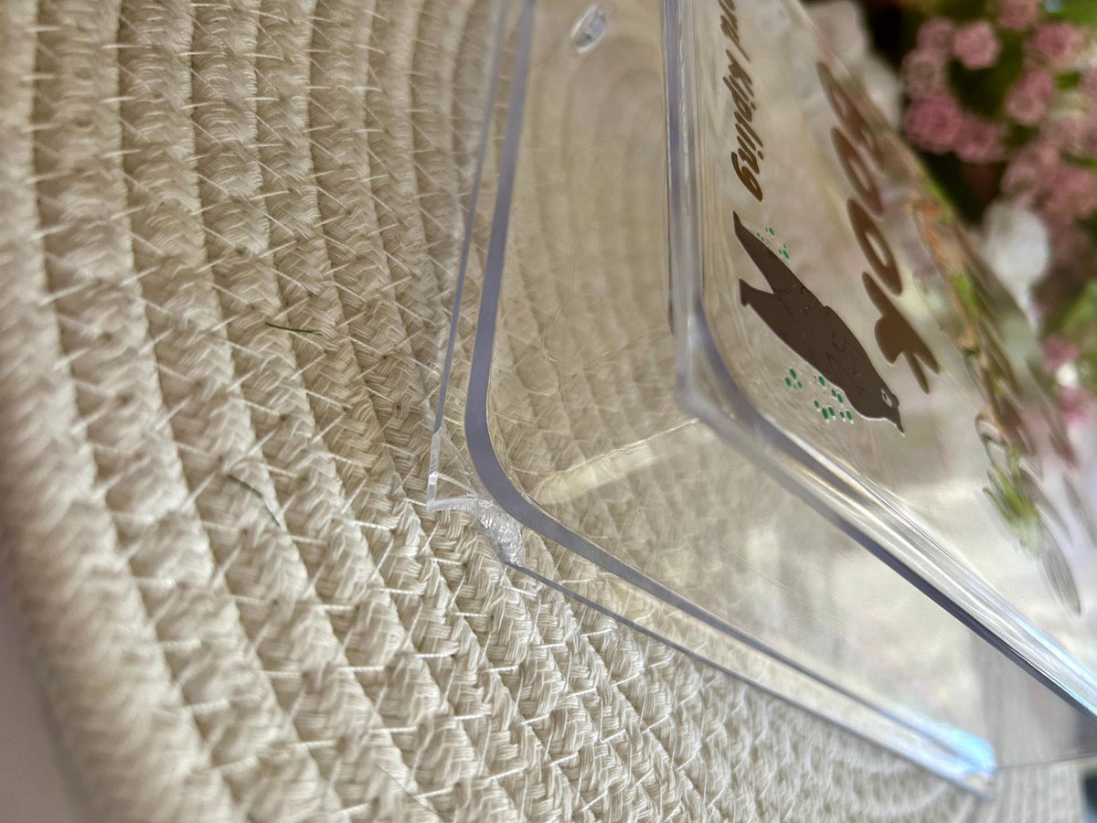 The Jungle Book Acrylic Vase, Literary Home Decor