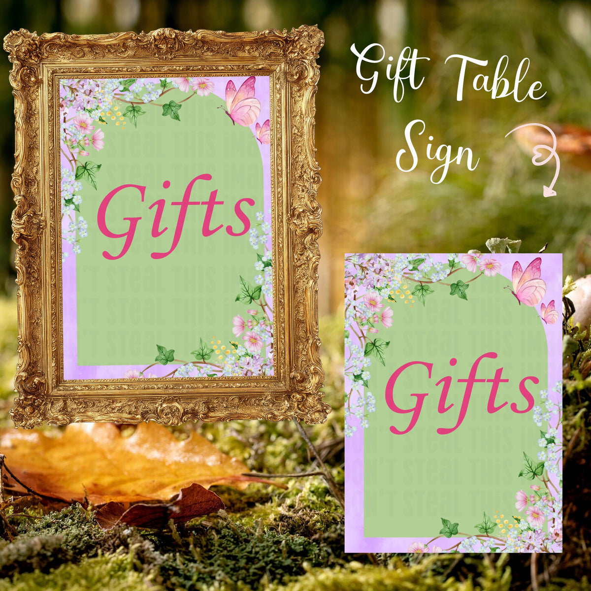 Fairy First Birthday Invitation Bundle Templates, Canva Editable (Digital Download)