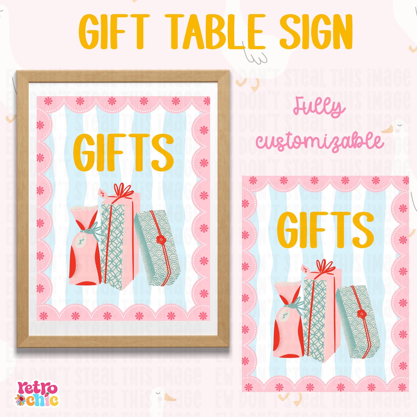 Silly Goose Birthday Invitation Canva Template Bundle (Digital Download)