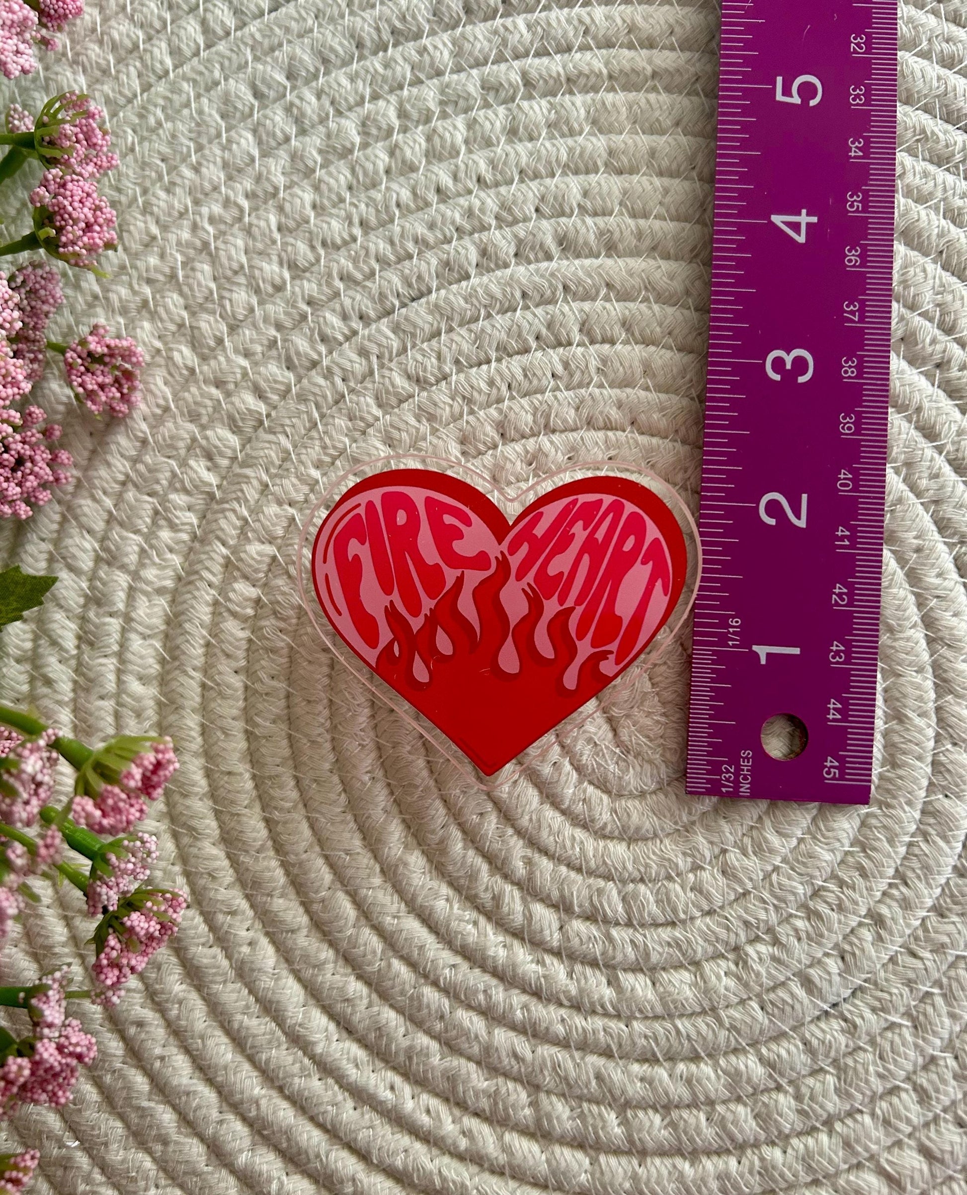 Fireheart Acrylic Phone Grip, TOG Book Accessory, Kindle Holder, SJM Merch