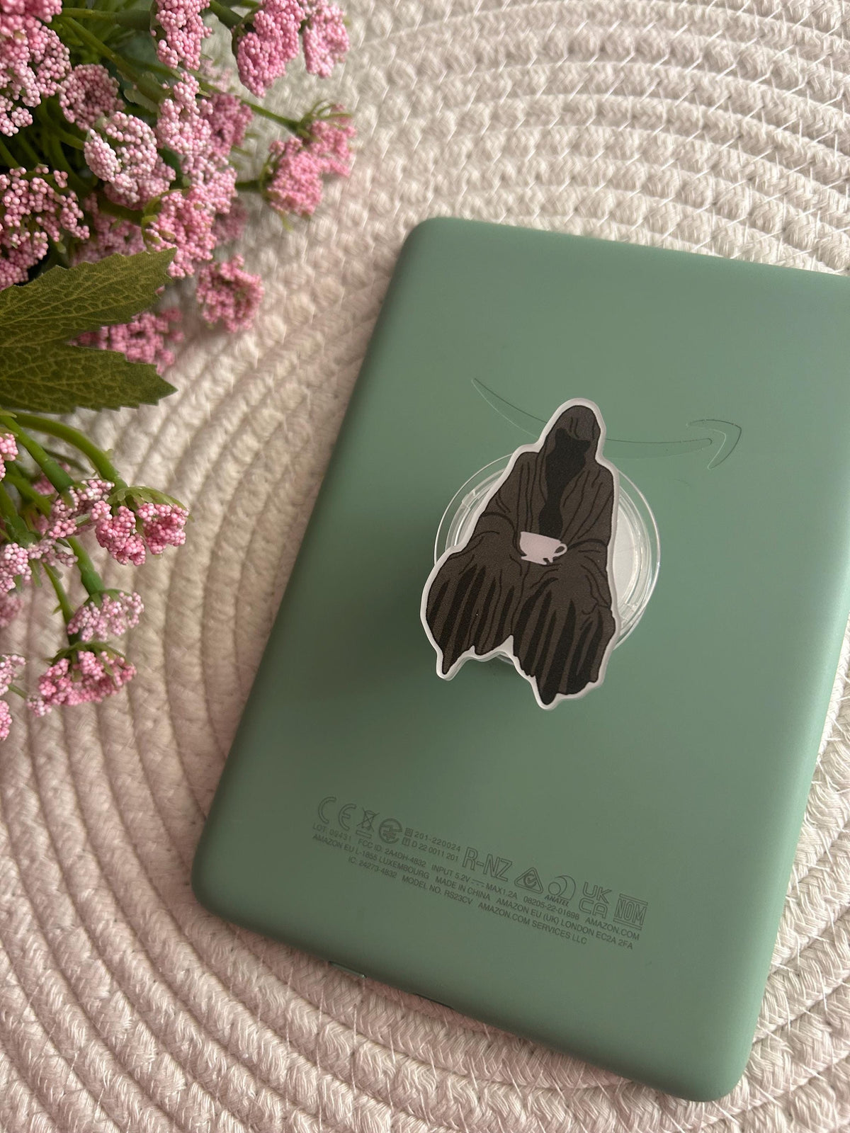 Suriel Inspired Kindle Grip, Romantasy Book Lover Phone Accessory