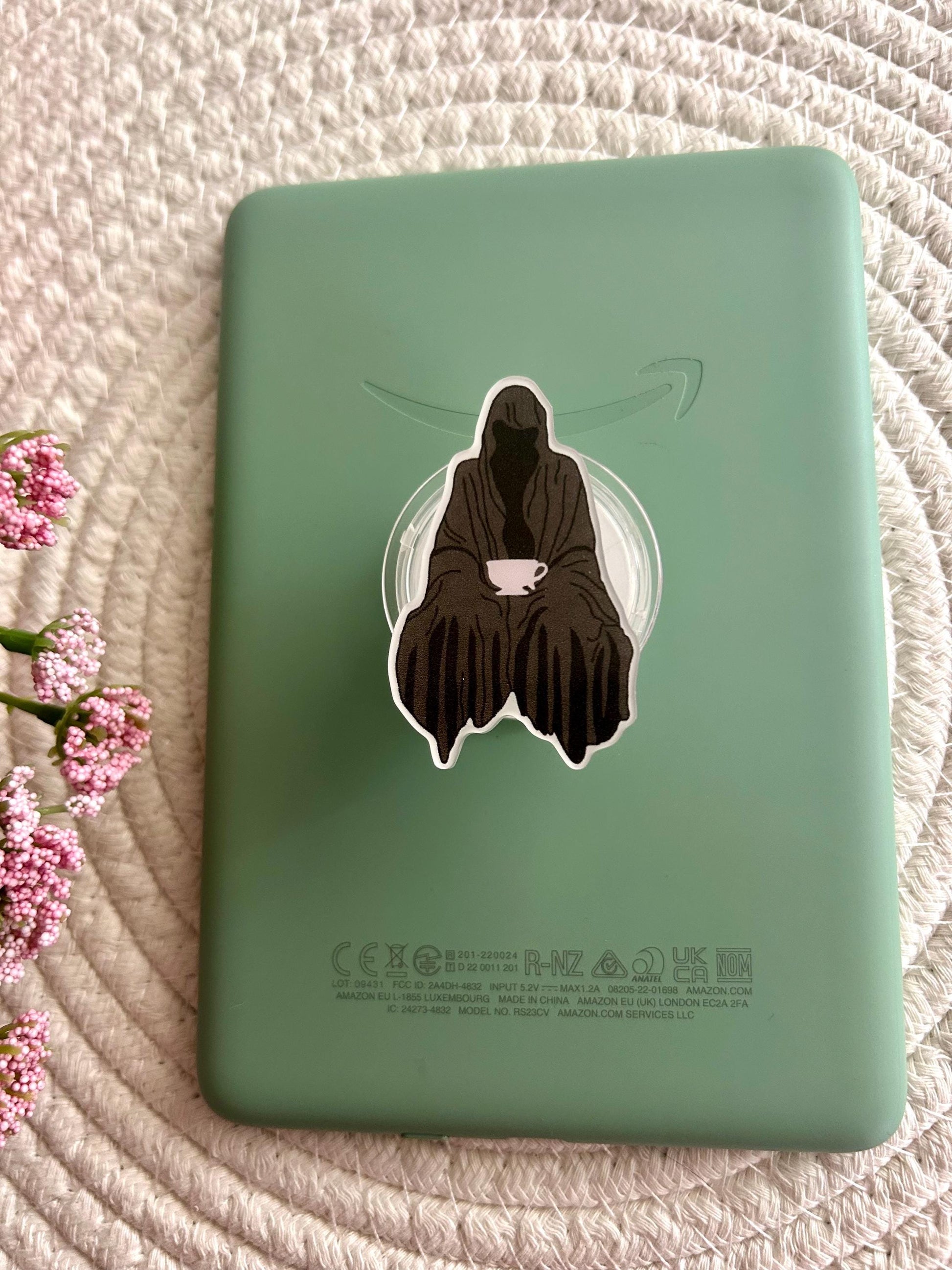 Suriel Inspired Kindle Grip, Romantasy Book Lover Phone Accessory